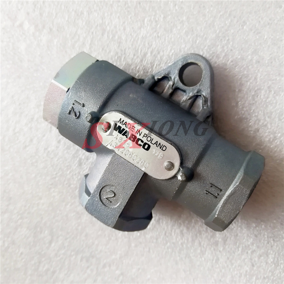 4342080280 Original WABCO Valves Double Check Valve Two-way Valve For European Truck Buses