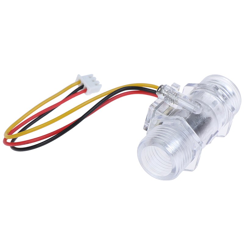 1Pc Water Flow Sensor Switch G1/2" Hall Effect Meter Control DC 5-15V