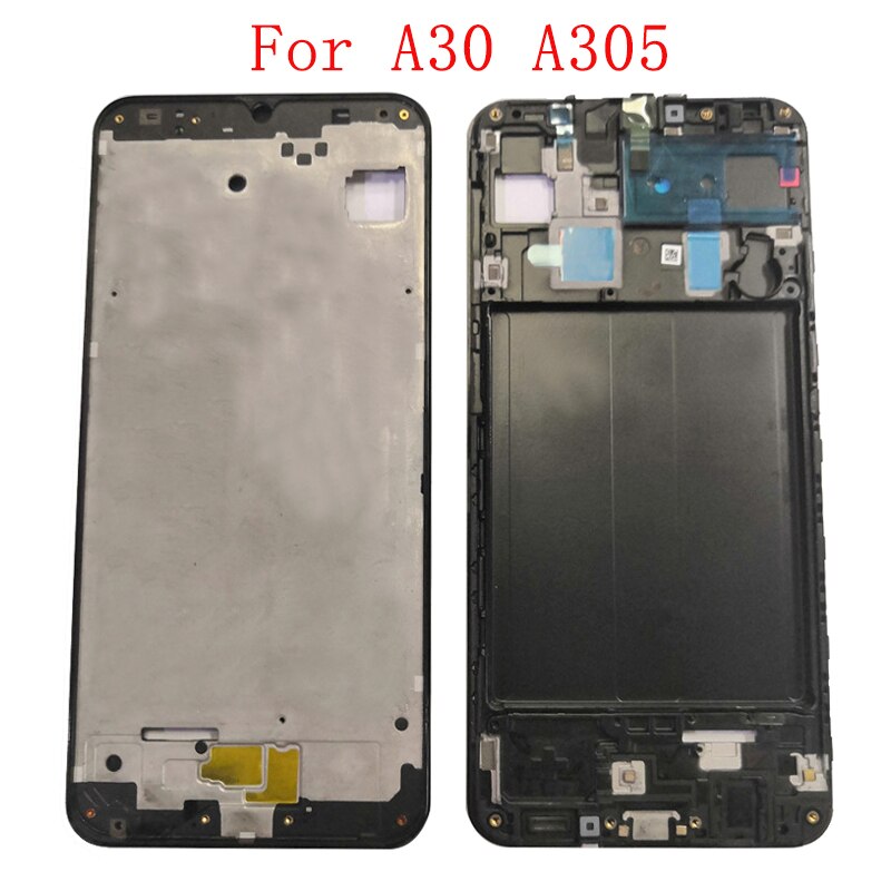 Obudowa środkowa rama LCD Bezel płyta panelu podwozia dla Samsung A10 A20 A30 A40 A50 A60 A70 A10S A20S A50S telefon bliski rama