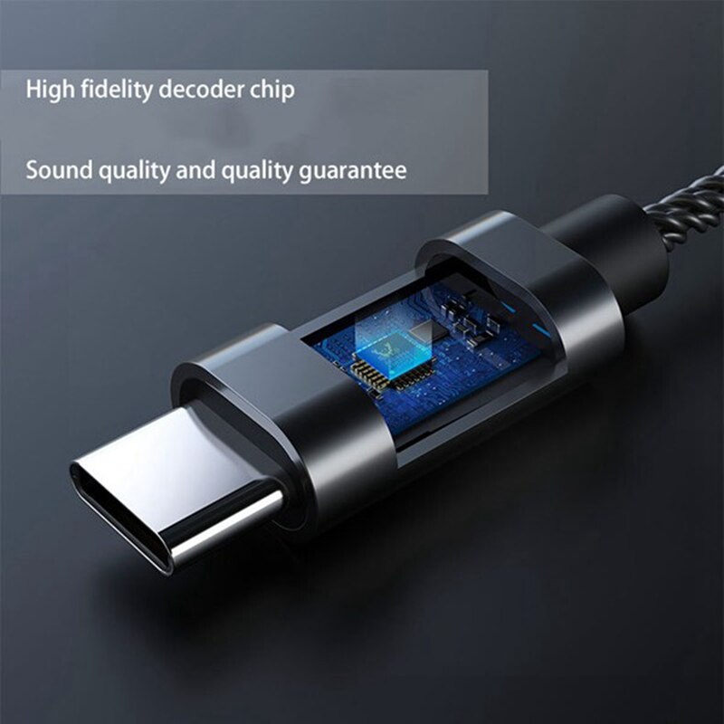 Alc 5686 usb type-c  to 3.5mm dac hoofdtelefoonversterker 16-32 ohm 125db pcm 32b/384 khz digitale decoder audioadapter