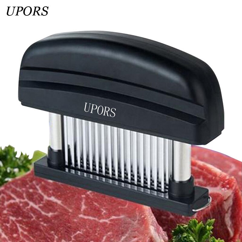 48 Blade Rvs Tenderizer Professionele Steak Kip Varkensvlees Tenderizer Keuken Tool Met Veiligheidsslot