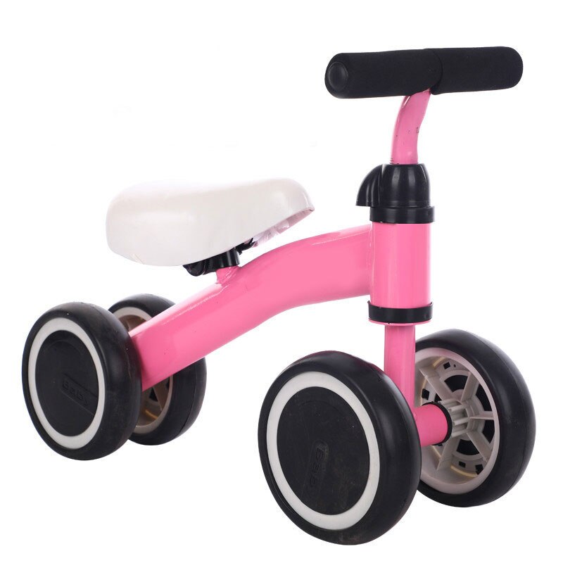 Baby Balance Bike Kids Indoor Outdoor Toddler Walk Bike Kids Push Bike Bicycle for Kids Ages 12-24 Months M09: Roze