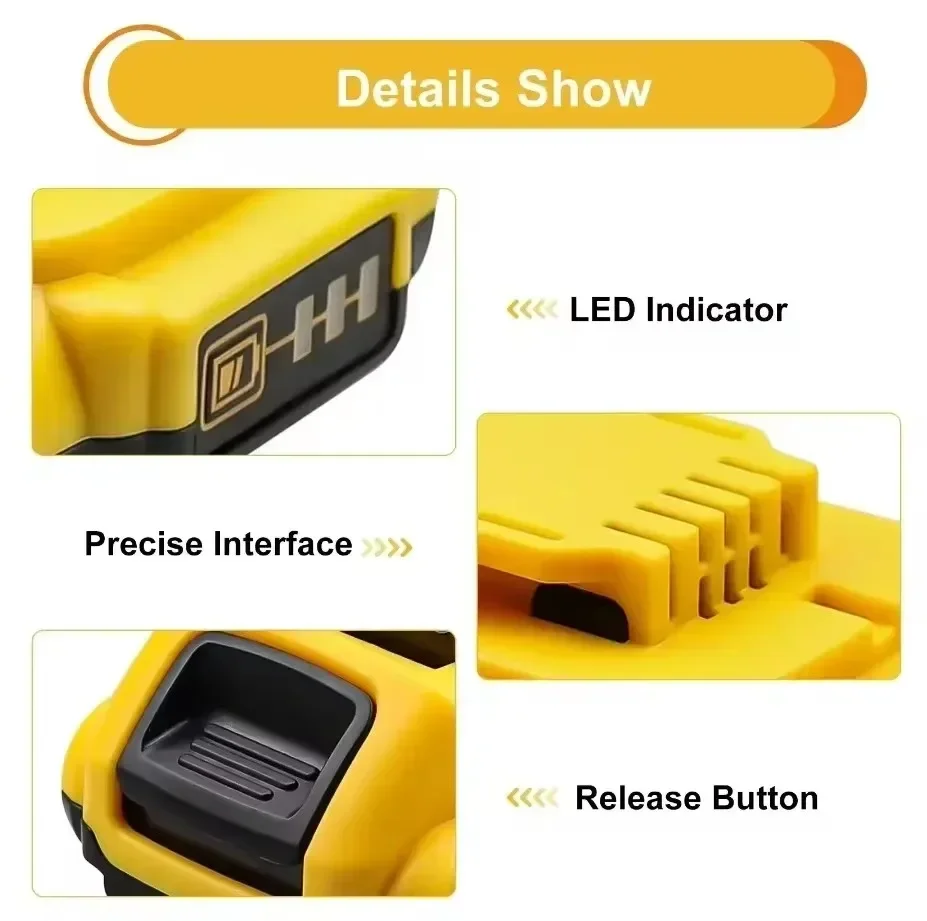 High Drain 18650 Li-Ion Battery Pack 20V 3000mAh CE Certified Rechargeable Battery for Power Tools