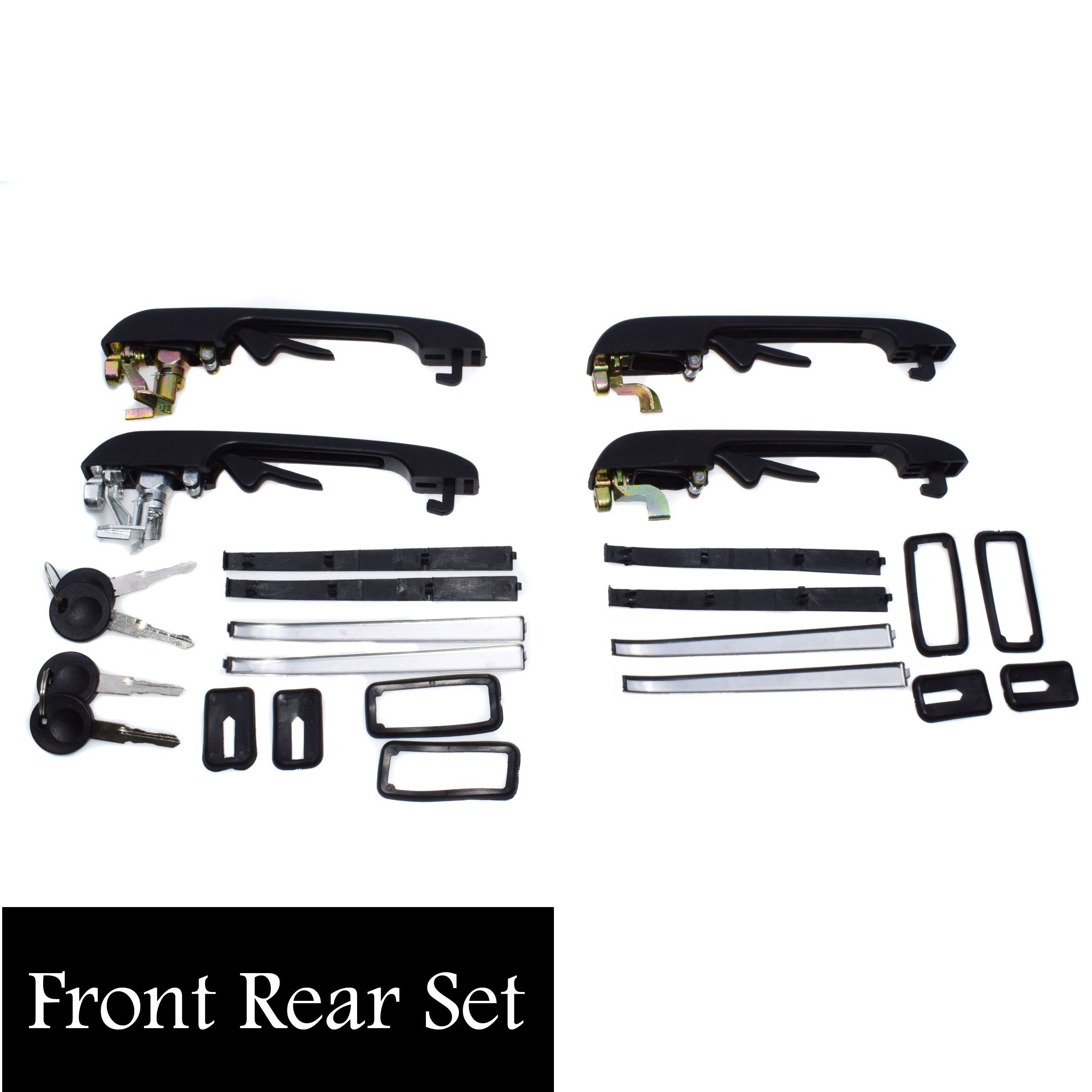 ISANCE-poignée de porte extérieur VW Golf | 4 pièces RL RR FL FR 193839205 193839206 1979: 4 Sides Kit Kit
