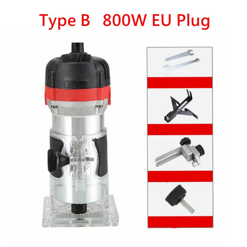 Ciseleur à bois électrique 450W/800W, Machine à découper le bois, découpage manuel, outils électriques, prise EU/US/UK/AU: B-EU 800W