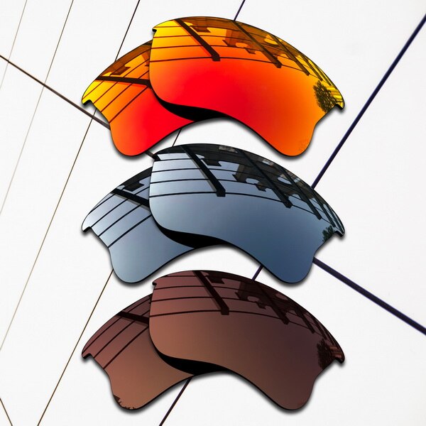 Eos polariserade ersättningslinser för oakley flak jacket xlj solglasögon - olika färger