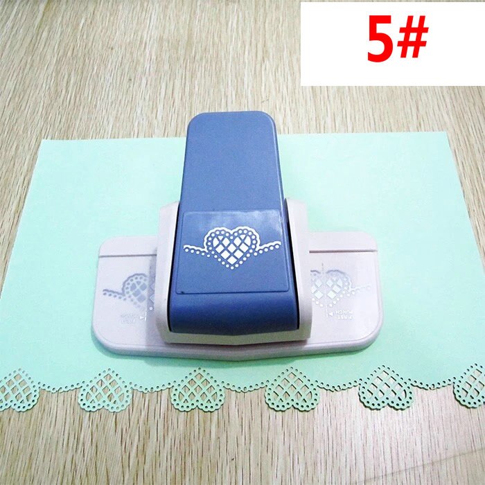 8 stijl grote size Fancy grens punch bloem embossing punch scrapbooking handgemaakte rand apparaat DIY papier cutter Craft