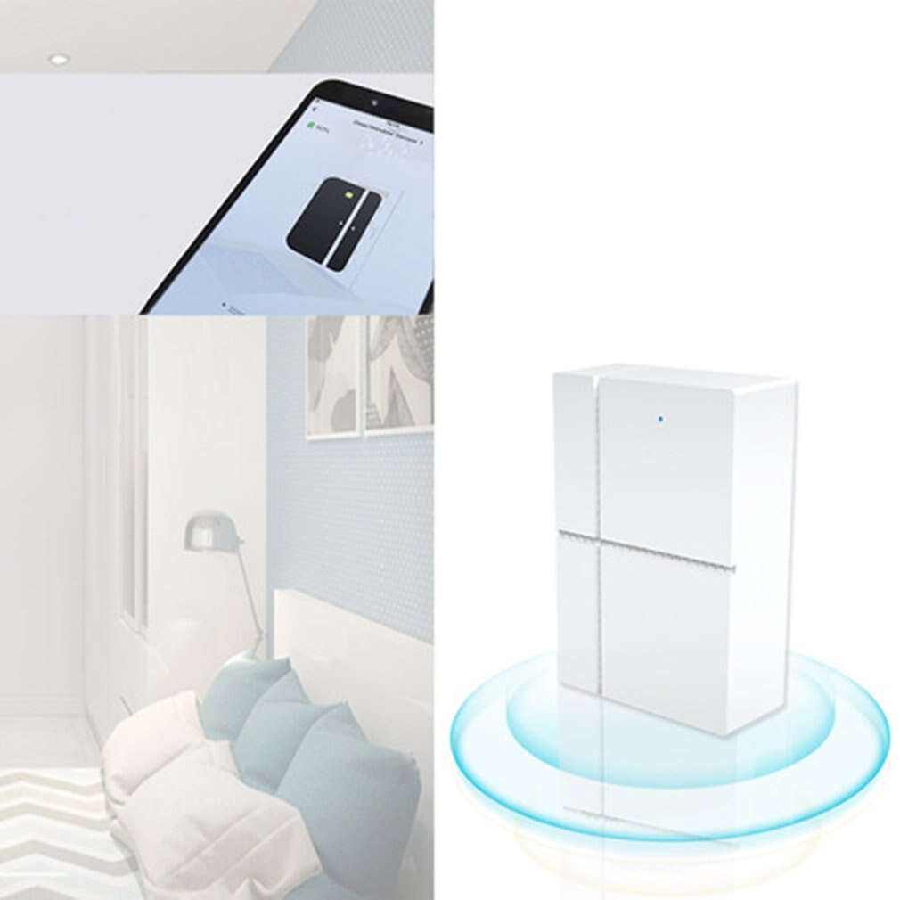 Wifi dörrsensor app styr trygghetslarm magnetomkopplare trådlös fönsterdörrsensor smart hemsystem säkerhetsdörrlarm