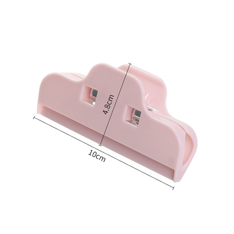 Pinzas selladas para bolsas de comida, Clip portátil para Cocina Casera multifuncional, almacenamiento de aperitivos y pan, herramienta de sellado, 4 Uds.