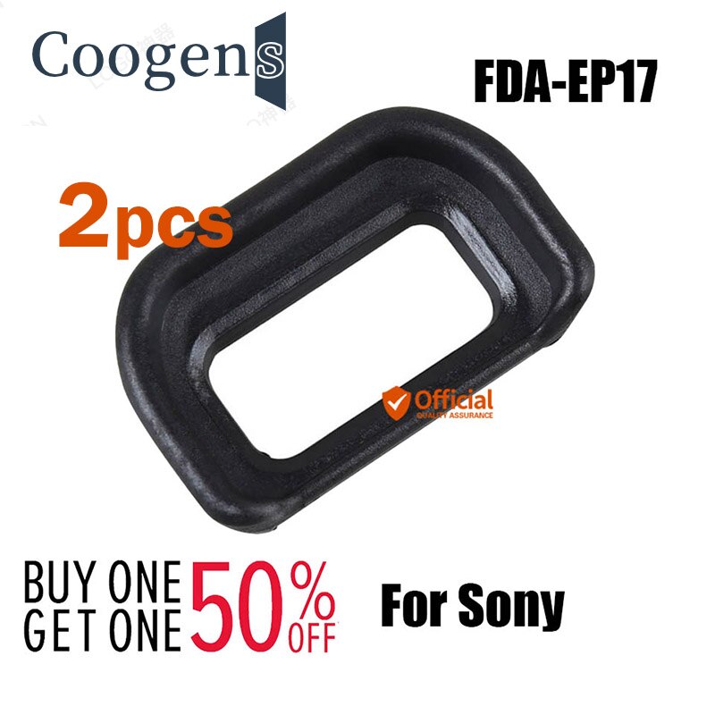 2pcs Eyecup FDA-EP17 EP-17 Eyepiece Viewfinder Hard ABS For Sony Alpha A6500 FDA-EV1S NEX-5N DSLR Camera Accessories