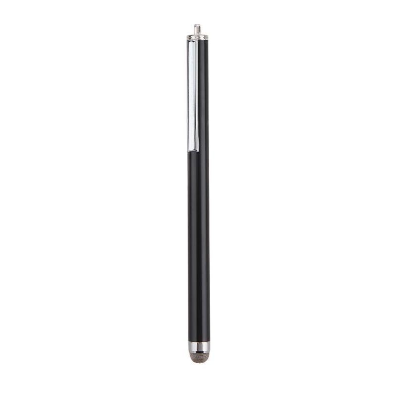 Universal Metal Mesh Micro Fiber Tip Touch Screen Stylus Pen for iPhone for Samsung Smart Phone Tablet PC Stylus Pen 9 Colors: Black