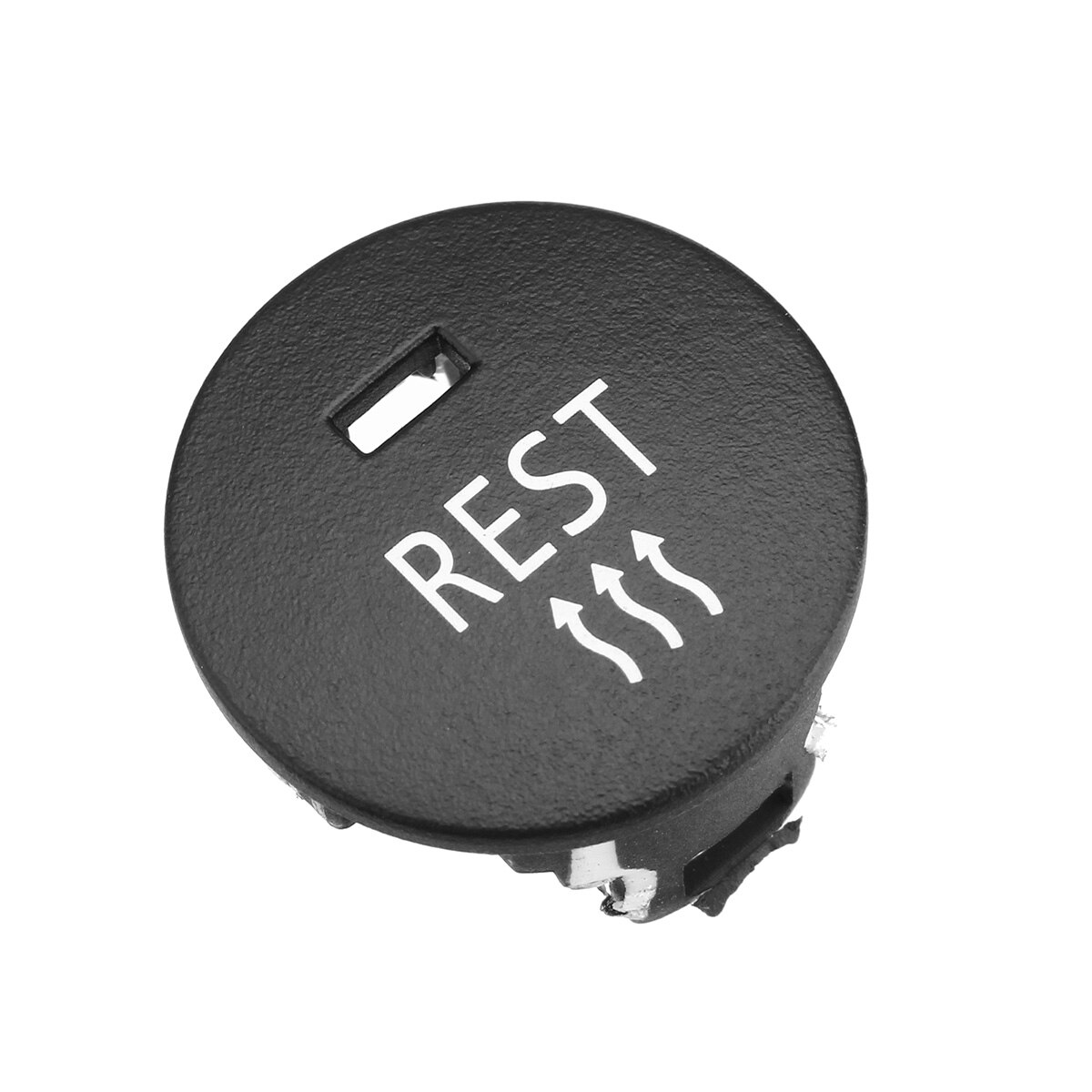 Car OFF/Rest/Max Climate Control Knob Panel Switch Knobs Button Air Conditioner Button Repair Cap Cover For BMW 5 Series E60 E61