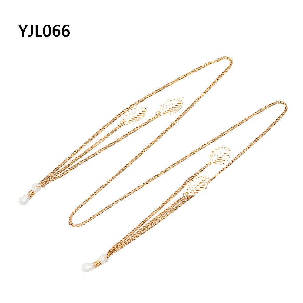 Leesbrilketting voor dames metalen zonnebrilhouder ketting parel kralen brilkettingen brillenhouder: Yjl 066
