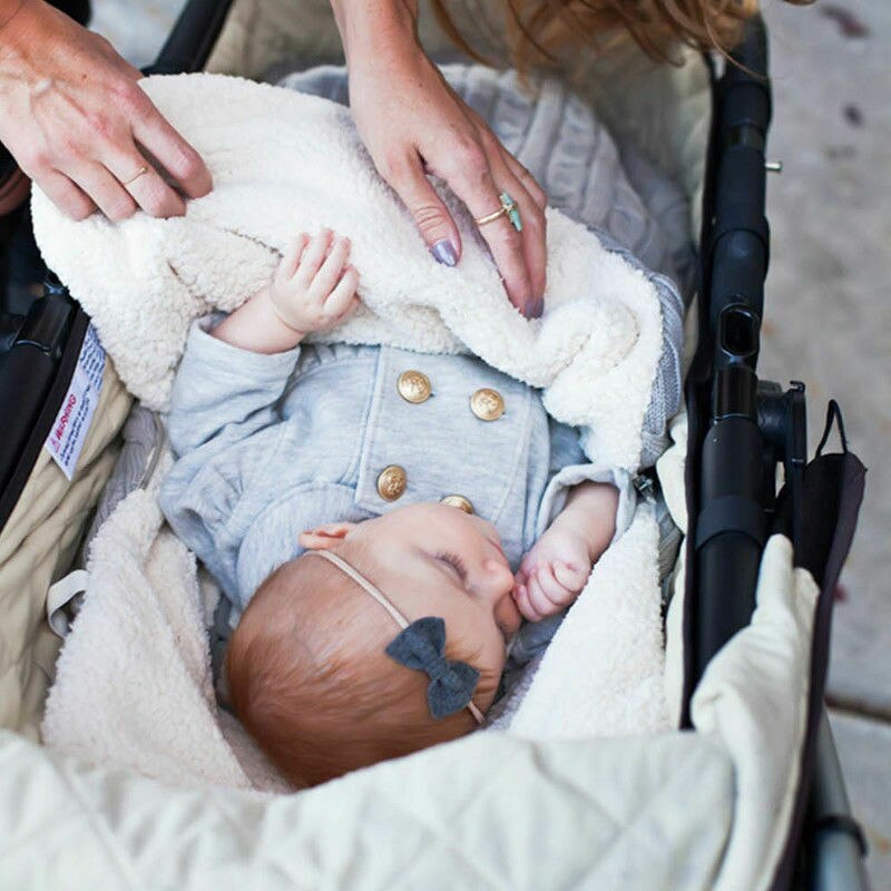 -né bébé swaddle sac de couchage enfants hiver sac de couchage enveloppe enfants infantile poussette chancelière bébé sac de nuit