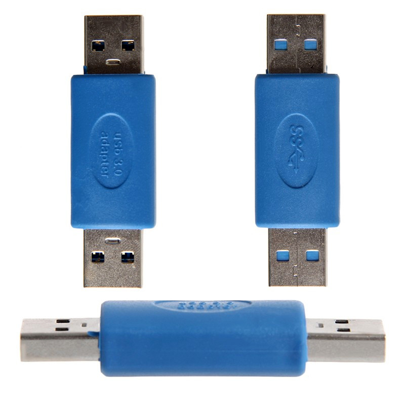 USB Type A Male To Male Connector Plug Adapter USB 3.0 Converter USB 3.0 A Male To A Male M-M Coupler Adapter