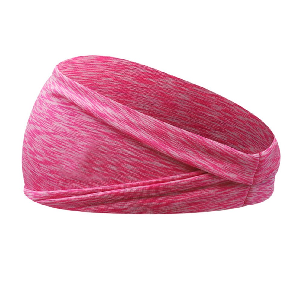 Cinta ancha para el pelo para mujer, diadema elástica para lavado de cara, ropa deportiva para Yoga: a