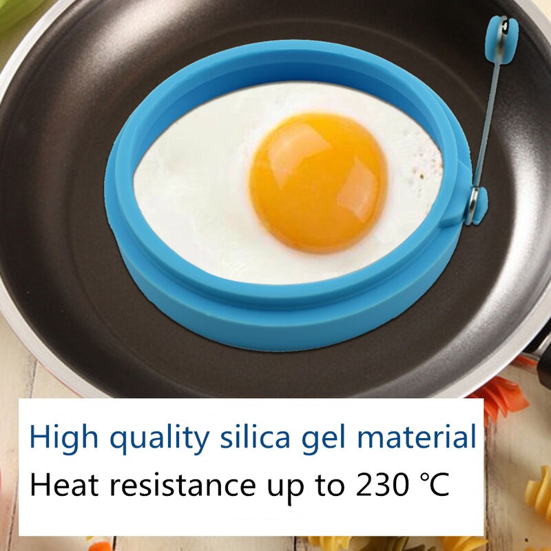 Silikone æg form stegt æg pandekage ring omelet spejlæg rund shaper til køkken tilbehør gadgets pandekage form