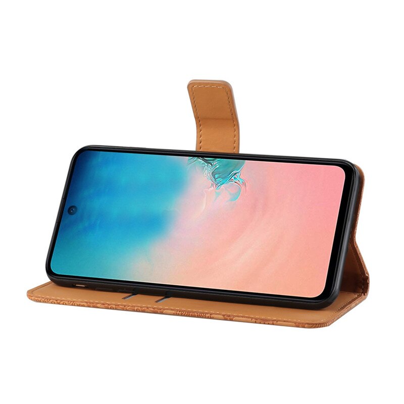 Voor Samsung A31 Case Lederen Portemonnee Op Voor Coque Samsung Galaxy A31 SM-A315F Een 31 Flip Stand Bloemen Reliëf Telefoon cover Etui