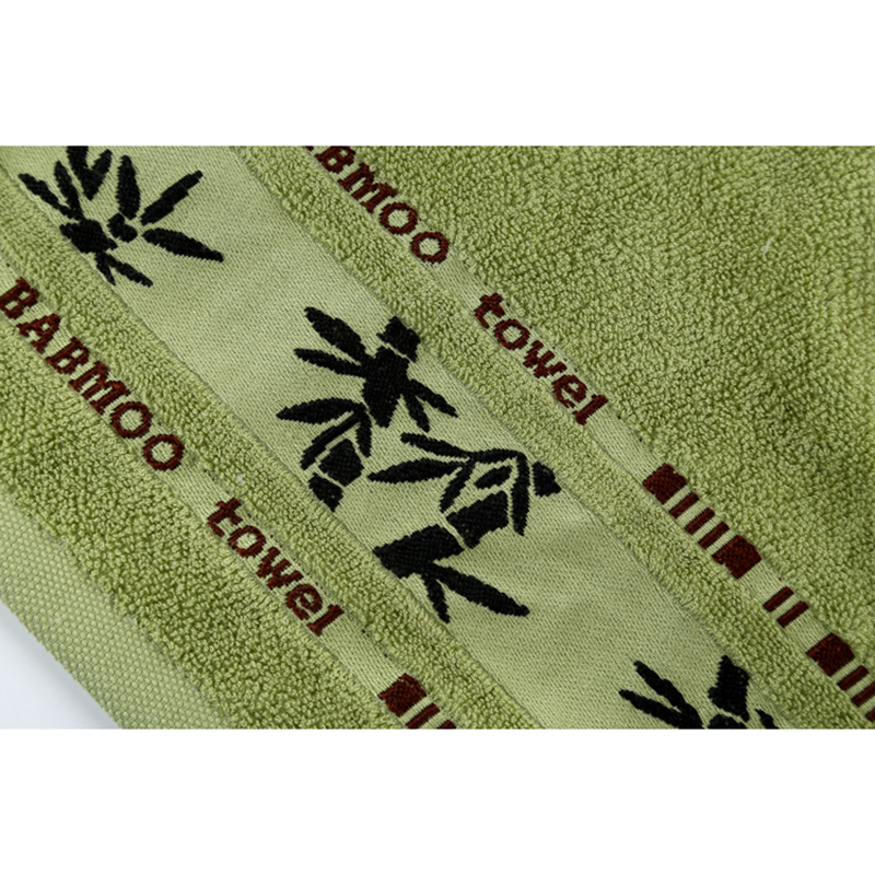 Toalla para lavarse la cara, Toalla de baño suave con pequeños cuadrados, toalla de algodón absorbente para secar el pelo, Baberos de fibra de bambú con patrón de bambú No se destiñe