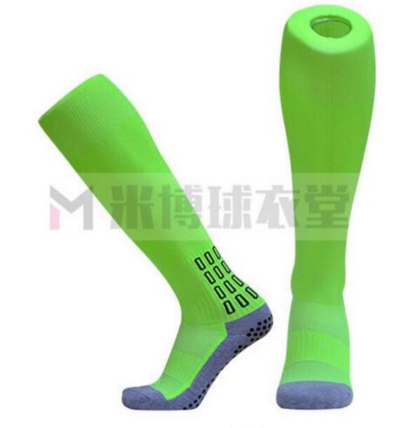YWYD Unisex a Breve E A Lungo di Calcio Calzini E Calzettoni Uomini Anti Slip Calzini Da Calcio Calzini E Calzettoni Calcetines Cotone Calzini E Calzettoni: Long green