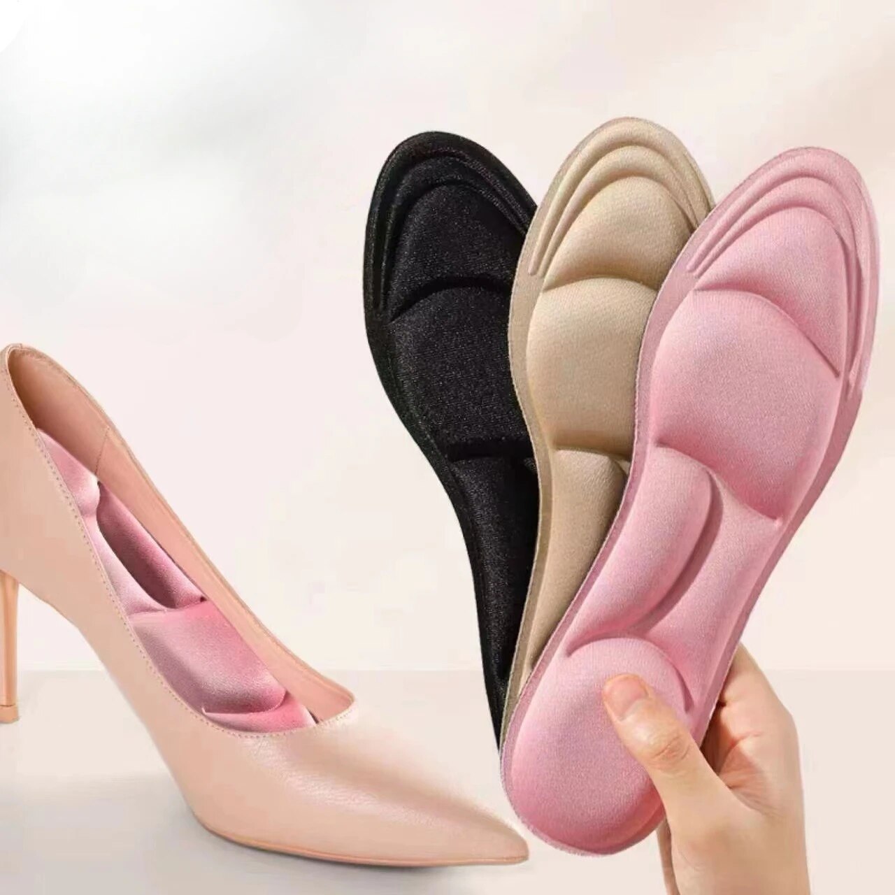 5d massagem memória esporte palmilhas sapatos almofada respirável das mulheres dos homens ortopédico arco apoio palmilhas cuidados palmilha ortopédica
