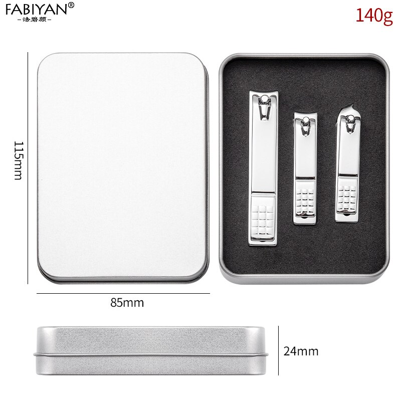 Juego de Herramientas de acero inoxidable para manicura y pedicura, cortauñas, tijeras, limpiador de cutículas, 10 en 1: 3Pcs Lattice