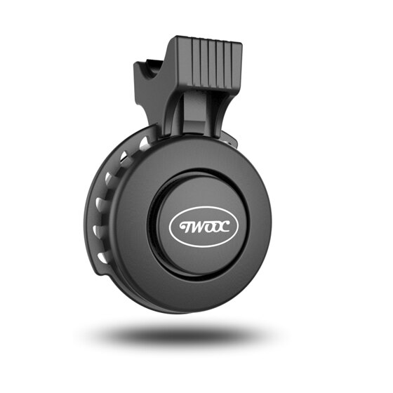 Twooc klokkelyd genopladeligt horn vandtæt elektrisk ring 110-120db alarmklokke til xiaomi scooter  m365 elektronisk scooter: T002 sorte