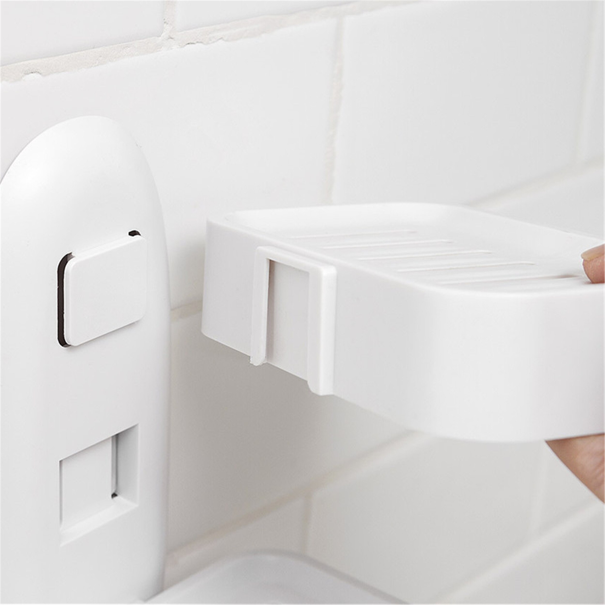 Single/Double Layers Soap Basket Bathroom Suction Soap Holder Soap Box Kitchen Tools Storage Rack Drain Basket