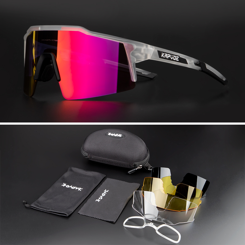Gafas de sol polarizadas para ciclismo, gafas para bicicleta al aire libre, gafas para ciclismo de montaña para hombre, gafas para bicicleta de carretera para mujer, gafas de sol para bicicleta UV400: Castaño