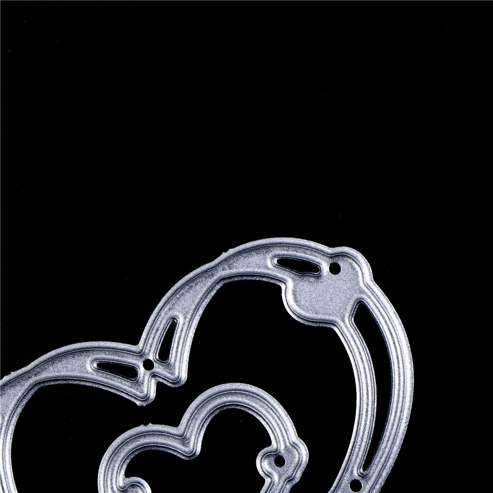 2 stks/partij Embossing Folder Liefde Hart Metalen Stansen Sterft In Scrapbooking Die Cuts Voor DIY Scrapbooking Fotoalbum Decoratieve