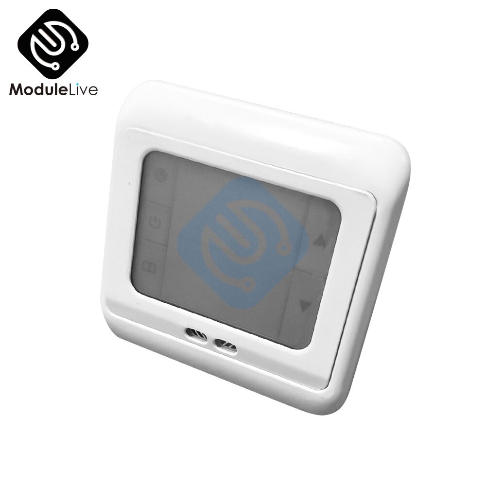 AC 220V Programmable Digital LCD Touch Screen Floor Heating Room Thermostat for Home Heating System Temperature Controller