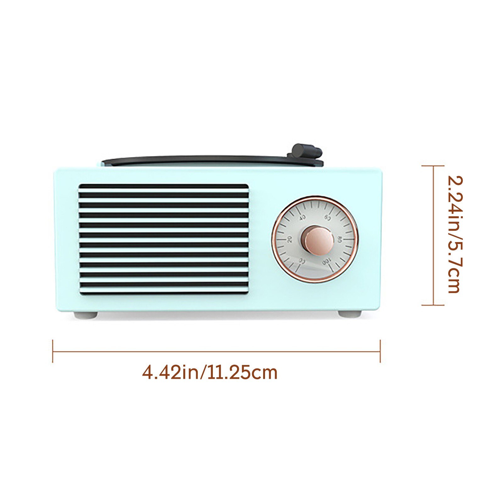 Retro Bluetooth 5.0 Vinyl Record Player Speaker Strong Bass Tf Card Portable Top Standard Super High Sound