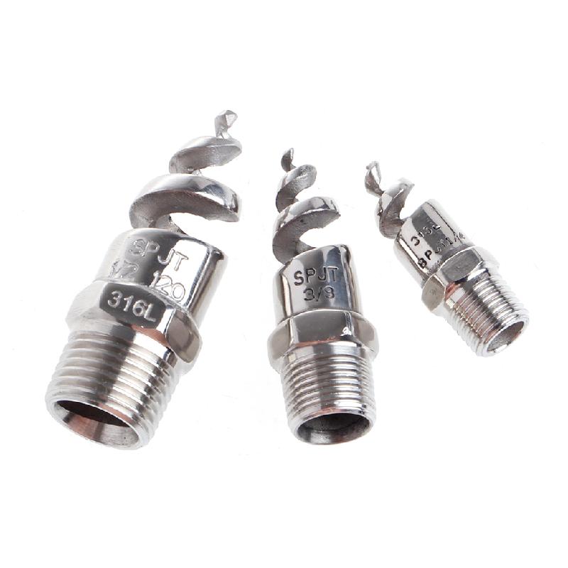 1/4 \ "1/2 \" Rvs Spiraal Kegel Verneveling Nozzle Spray Sprinklerkoppen K43D