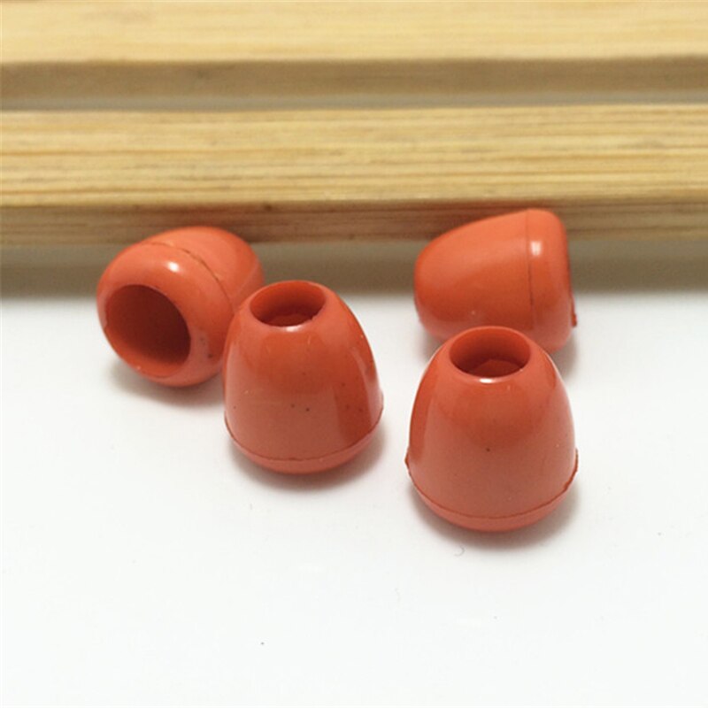 30Pcs Height 13mm hole 5mm /7.5mm Bell Stopper With Cord Ends Lock Stopper Plastic Toggle Clip for Paracord Clothes Accessories: Gun Metal