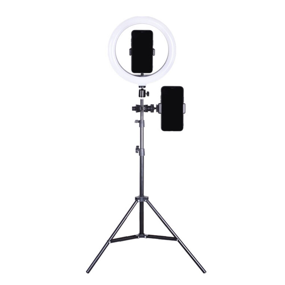 16cm Camera Studio Ring Light Video LED Beauty Ring Light Photography Dimmable Ring Lamp+Tripod for Selfie/Live Show
