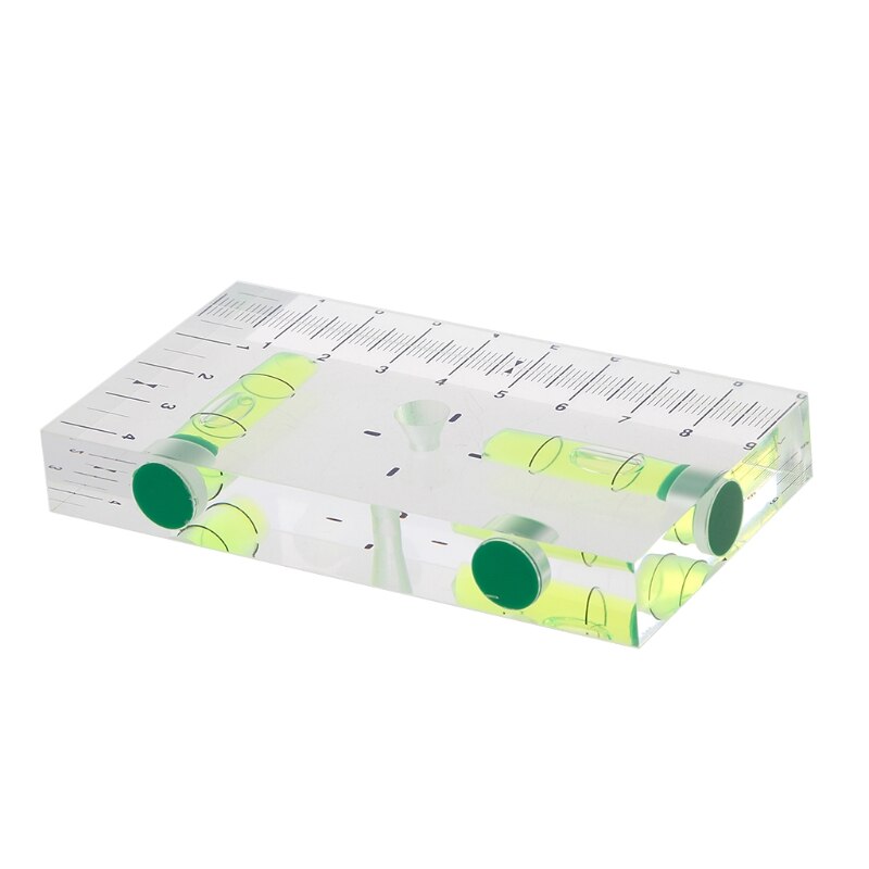 Hoge precisie transparante tweerichting magnetische waterpas met mini waterpas
