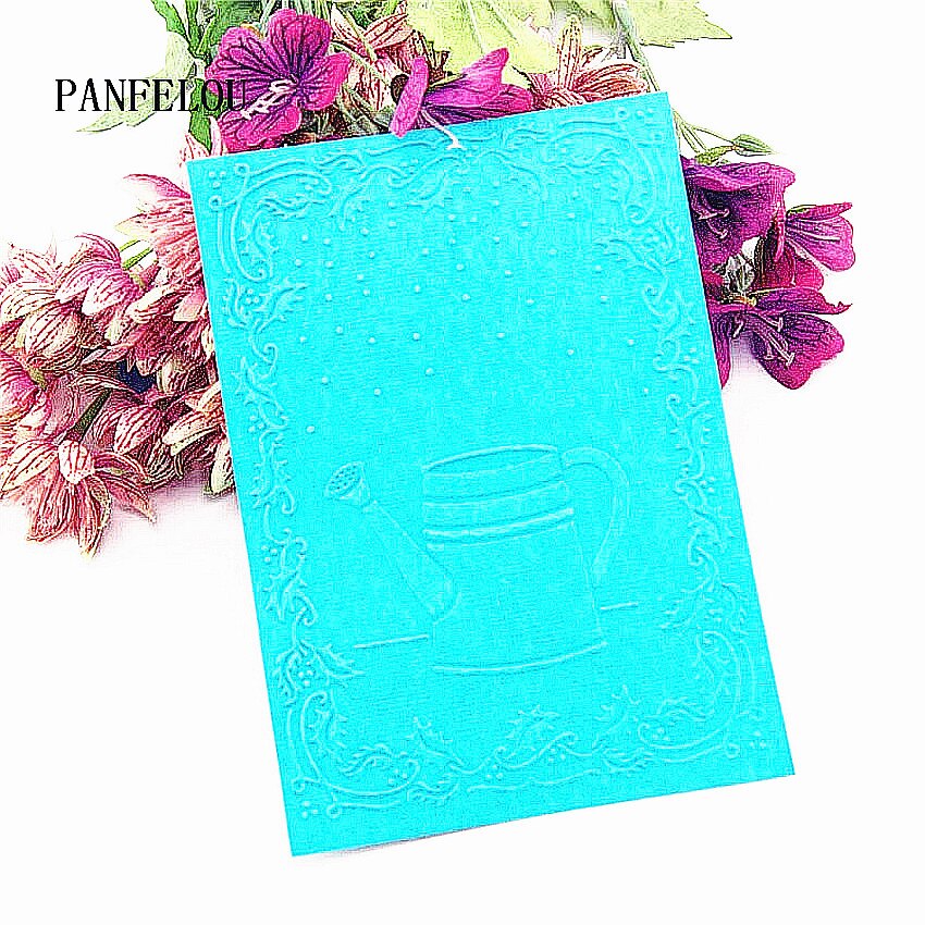 plastic clock template kettle craft card making paper card album wedding decoration Embossing folders