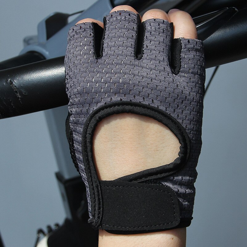 Gym fitness handschoenen power gewichtheffen dames heren workout bodybuilding halve vinger handbeschermer