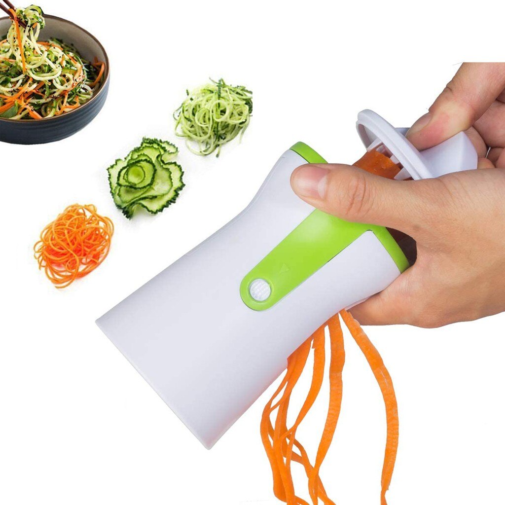Spiral vegetable shredder sliced zucchini pasta vegetable Portable multifunctional grater for outdoor picnic Kitchen assistant