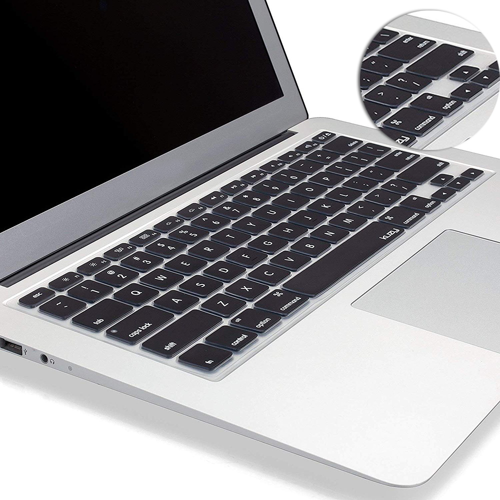 Pegatinas de teclado para Apple Macbook Pro 13 pulgadas A1708/ Macbook 12 pulgadas (A1534), funda de teclado de silicona suave a prueba de polvo