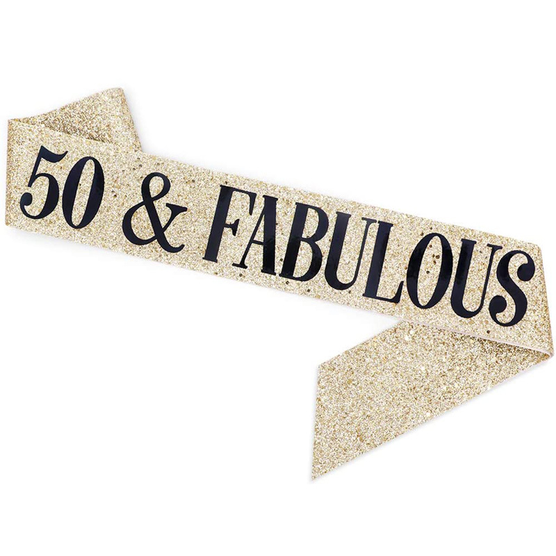 Ceinture en Satin pour reine de joyeux anniversaire, fournitures de décoration de fête d'anniversaire, 16e 21e 30-60e anniversaire: 16