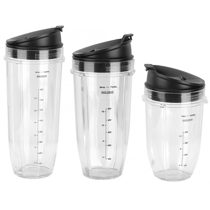 18 24 32 oz unssi kuppi sip n tiiviste kansien vara- varaosia tarvikkeet nutri ninja auto-iq ja duo tehosekoitin juicer