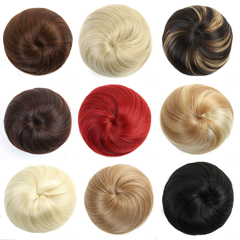 Accesorios para el cabello para mujeres Lupu, extensión de pelo sintético de Donut, extensión de cola de caballo, extensión de cola de caballo