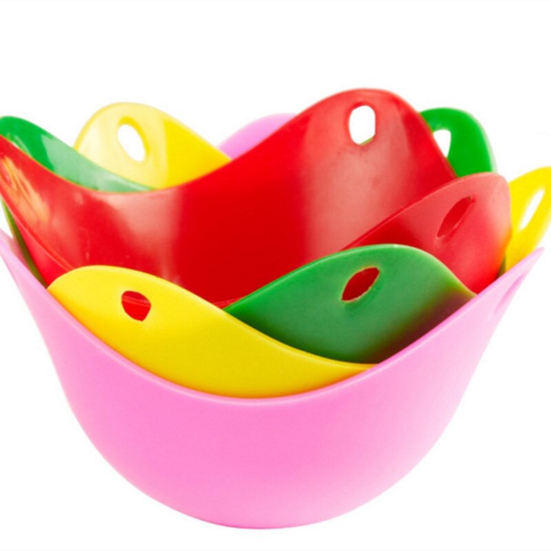 Y136 Silicone Egg Poacher Cook Poach Pods Egg Mold Bowl Shape Egg Rings Silicone Pancake Kitchen cooking tools gadgets