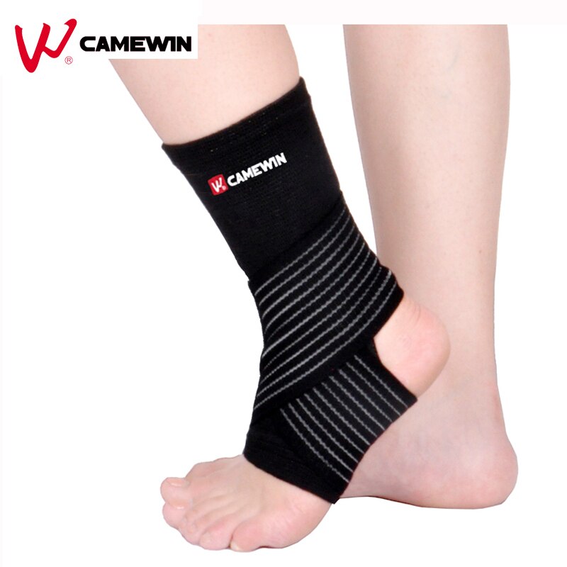 Camewin 1 stk justerbar trykstøtte ankelstøtte ankelbøjle ankelbeskytter til sport, basketball, ankelholder sprain reparation