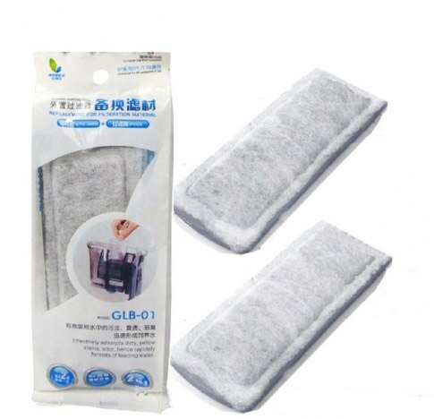 Filtre suspendu pour aquarium, lumière uv submersible 3- en -1 , filtre externe pour aquarium, cascade, écumeur de surface: Éponge de remplacement 6 pièces / 110v 60hz