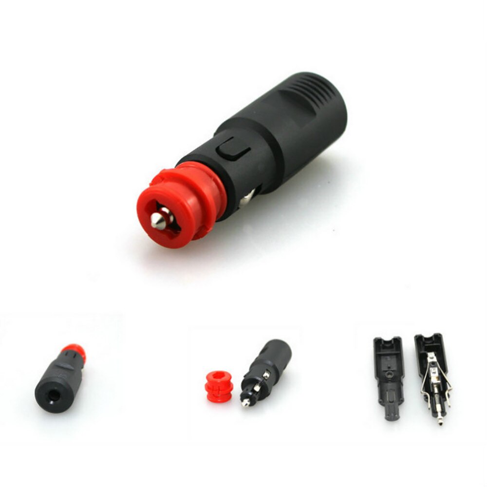 Universele Mannelijke Aansteker met Zekering 8Amp Din Plug-Stijl Euro Socket Adapters-auto styling accessoires #7.11