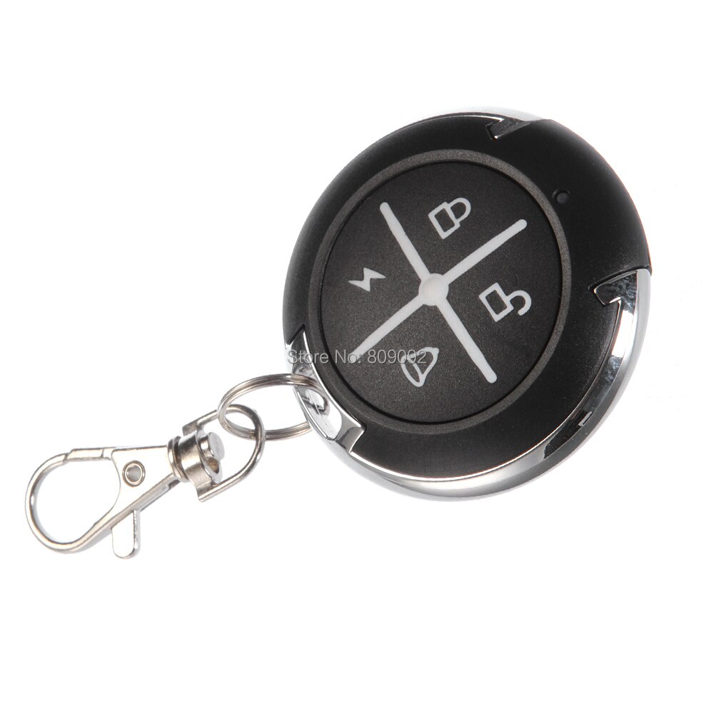 Mando a distancia redondo para puerta de garaje, control remoto sensible con duplicador de llavero, 433MHZ, 4 botones,