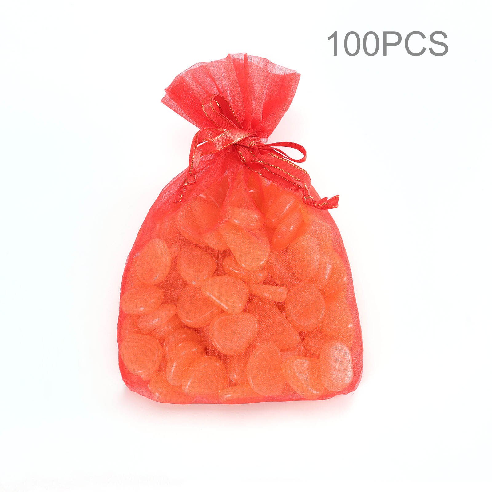 100Pcs Garden Luminous Glowing Stone Pebble Glow in the Dark Garden Glow Stones Rocks for Walkways Garden Path Patio Lawn Decor: Pink