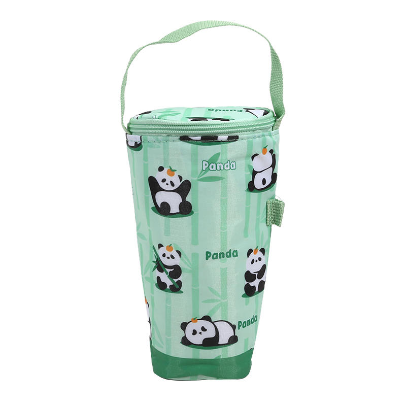 Bolsa de mano portátil para té de la leche, bolsa de preservación del calor, cubierta de taza aislada, bolsa para paraguas, bolso, accesorios para bebidas y acampada: Azul cielo